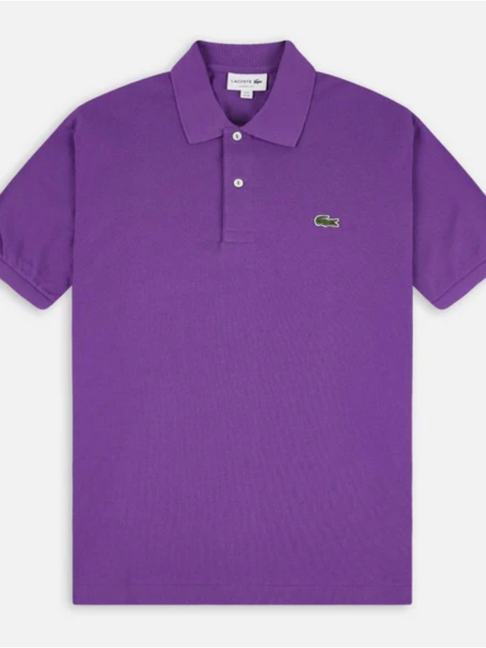 Lacoste Kids purple polo size 12